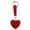 Red, variant on Rhinestone Heart Bag Charm (Women)