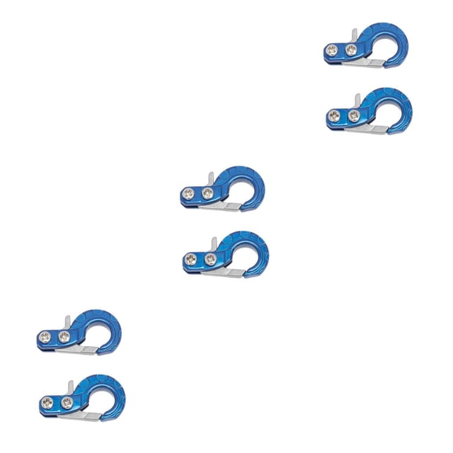 Vogacara Gancho de remolque de 2 piezas, cadena de cuerda multicolor, cabrestante de firmeza, accesorios mejorados, enganche de caída, Type1 NO1
