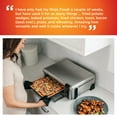 thumbnail image 6 of The Ninja® Foodi™ Digital Air Fry Oven, Convection Oven, Toaster, Air Fryer, Flip-Away for Storage, 1800 watts, Stainless Steel, SP100, 6 of 10