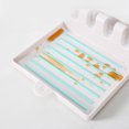 thumbnail image 3 of Kearding Utensilios de cocina calientes, organizador de cocina y almacenamiento con almohadilla de goteo, tenedor de cocina, soportes para cucharas, Cocina y Comedor blanco Kearding HA3787-01B, 3 of 6