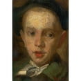thumbnail image 3 of Ľudovít Pitthordt 11x14 Black Modern Framed Museum Art Print Titled - Head of a Boy (1890), 3 of 5