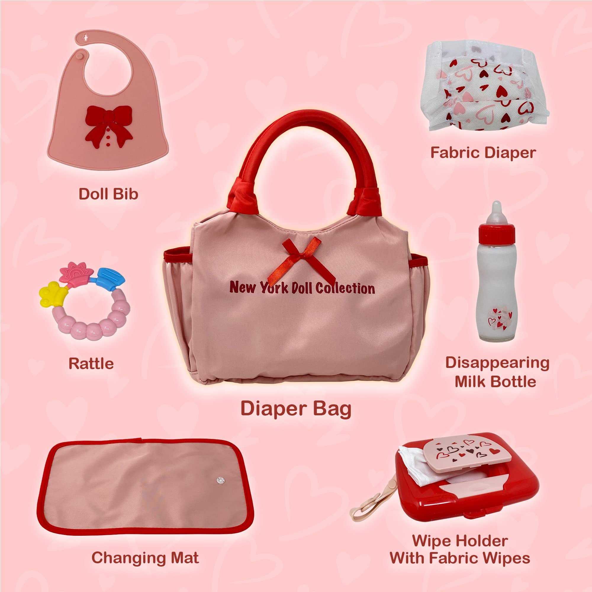 Dolls changing bag set deals