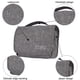 thumbnail image 3 of Bolsa de aseo Bolsa de cosméticos multifunción Bolsa de maquillaje portátil Gris, 3 of 5