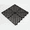 Black, variant on Boss Detail Modular Garage Flooring Tile 5 pcs - Interlocking Soft PVC, 12"x12" Pool Patio Floor, Interlocking Drainage Mats Outdoor Indoor - Black