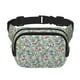 thumbnail image 1 of Fotbe Rose Flowers Cangurera Cuadrada con Estampado de Doble Capa, Bolsa de Cintura Ajustable Mini para Hombres y Mujeres, 1 of 9