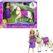 Disney Princess Rapunzel Fashion Doll & Maximus Horse with Saddle, Brushable Tail, Accessories & Pascal