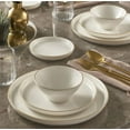 thumbnail image 3 of Güral Porselen - 100% PORCELAIN - Beng - Cream - 16 Pieces - Dinner Set, 3 of 6
