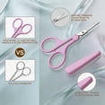 thumbnail image 5 of Small Travel Craft Scissors Set for Sewing Embroidery Paper Cutting Knitting Stainless Steel High Precision Sharp Tip Safety Cases, 5 of 7