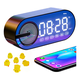 thumbnail image 2 of Reloj digital led despertador con altavoz bluetooth y radio Belug,  Negro, 2 of 5