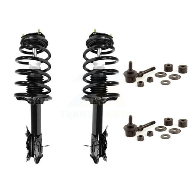 Transit Auto Front Complete Shock Assembly and TOR Link Kit for Car Nissan Sentra Excludes SE-R Spec V Models - Left Right Side (Driver Passenger) KSS-100727