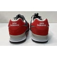 thumbnail image 4 of New Balance Men's Red Gray Suede Mesh Sneakers Size 6, 4 of 6