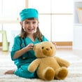 thumbnail image 2 of Style-Carry Doctor Role Play for Kids come with scrubs pants and accessories, suitable for boys and girls aged 3 4 5 years old, 2 of 6