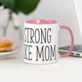 thumbnail image 4 of CafePress - Strong Like Mom Mug - 11 oz Ceramic Mug - Novelty Coffee Tea Cup, 4 of 6