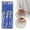 Blue, variant on Black Floral Pattern Heat Disappearing Erasable Pens 12 Count, Fine Tip Fabric Marking Gel Pens for Dressmaking Embroidery Projects, Portable Sewing Craft Erasable Marker Set (14.7cm/5.78in)