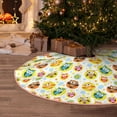 thumbnail image 5 of Fotbe Colorful Owls 1 Pattern Christmas Tree Skirt, Tree Skirts Plush Christmas Decorations, Christmas Tree Skirts Xmas Decorations Holiday Party Decor-48", 5 of 6