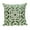 Beige & Green Lattice, variant on White and Gray Lattice Velvet Throw Pillow
