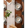 thumbnail image 5 of Table Runners 48 Inches Long Dress Scarves, Pumpkins Thanksgiving Farmhouse Kitchen/Dining Table Runner, Short Coffee Tablerunners, Fall Black Orange Plaid Leaves Retro 13x48 Inch, 5 of 7