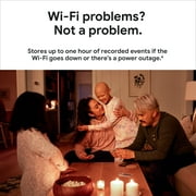 Google Nest Cam 2-Pack - Outdoor or Indoor | Battery Wireless Indoor and Outdoor Security Camera for Home Security Cameras - Snow