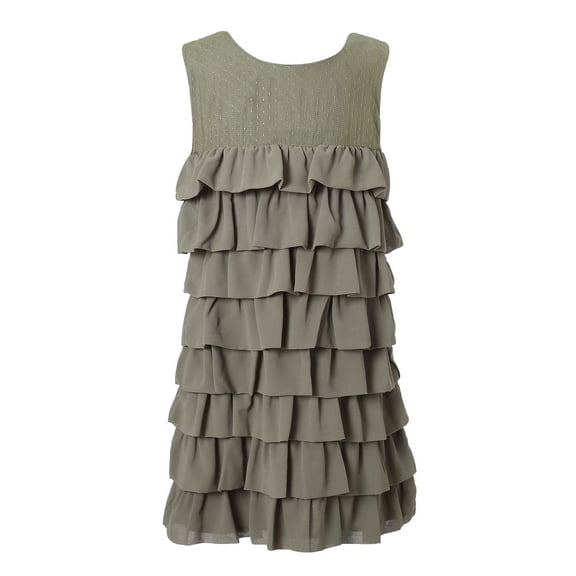 Richie House Girls' Summer Multi-layered Chiffon Dress RH2216