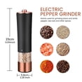 thumbnail image 6 of 2Pcs Automatic Salt Pepper Grinder Electric Spice Mill Battery Powered Adjustable Coarseness Pepper Mill Kitchen -White, 6 of 7
