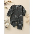 thumbnail image 2 of Bagilaanoe Newborn Baby Girl Boys One Piece Jumpsuit Cartoon Print Long Sleeve Bodysuit 3M 6M 12M 18M Infant Casual Romper, 2 of 9