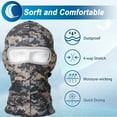 thumbnail image 5 of Ski Mask Cover Windproof Balaclava Full Face Mask Summer Face Cover UV Protection Neck Hood for Men Women Outdoor Sports, 5 of 5