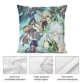 thumbnail image 5 of Genshin Impact Pillow Case Soft Pillow Cover Pillowcase Decorative Cushion Cover Home Decor 20 "x20 ", 5 of 8