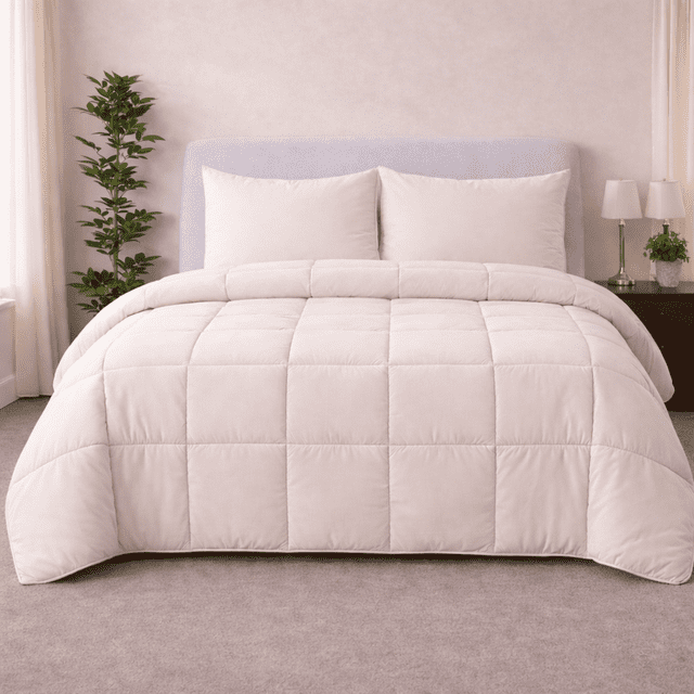 ALVANA Set de Edredón 3 Piezas Acolchado Extra Grande Hipoalergénico Relleno Suave de Microfibra Down Alternative Ideal para Todo el Año Uso como Edredón o para Funda Duvet