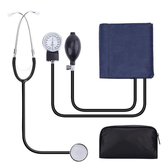 Monitor de presión arterial Manual, esfigmomanómetro diastólico, estetoscopio médico, esfigmomanómetro, manguito, Monitor de salud para el hogar