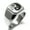 Silver, variant on Stainless Steel Bonsai Tree Yin Yang Engraved Square Flat Top Biker Style Polished Signet Ring