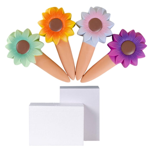 4 Piezas Dispositivo de Riego Automático Picos de Autorriego para Plantas Sistema de Autorriego Cerámico Decoración de Macetas Lenta Liberación Adecuada para Vacaciones y Hogar