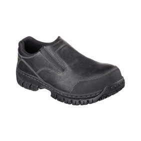 Skechers Work Men S Hartan Double Gore Steel Toe Safety Shoes