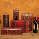 thumbnail image 1 of Caja de vino tinto de madera antigua, caja de regalo para celebración de bodas y festivales, caja de regalo a juego, 1 of 5