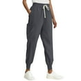 thumbnail image 5 of Elastic Bottom Joggings Womens Scrub Pants Skinny Leg Cuffed Stylish Comfortable Scrubs Jogger Gray L 28", 5 of 5