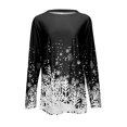 thumbnail image 2 of Tops de otoño para mujer, blusa holgada de manga larga con estampado Floral para el trabajo, 2 of 5