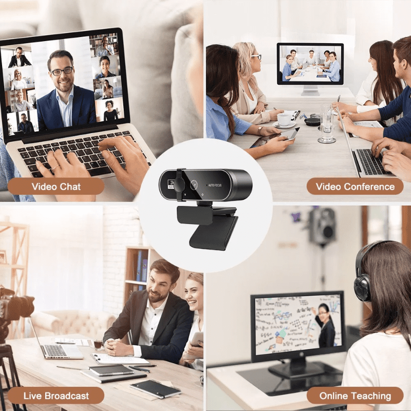4K Webcam 1080P Mini Camera 2K Full HD Webcam with Microphone 30fps USB Web Cam for Auto  PC Laptop Video Shooting Camera