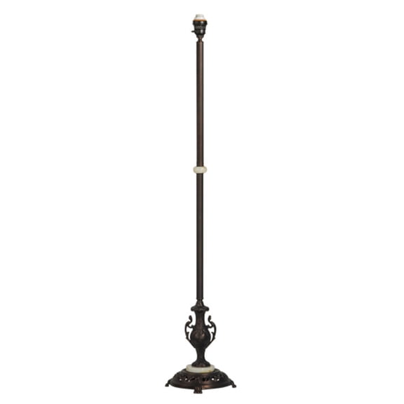 Meyda Tiffany 10291 Urn Handle Marble Torchiere Floor Lamp Base, 63" Height