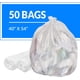 thumbnail image 2 of Reli. Bolsas De Basura Supervalue De 55 A 60 Galones | 50 Unidades | Fabricado En Estados Unidos | Servicio Pesado | Bolsas De Basura Transparentes Multiusos, 2 of 7