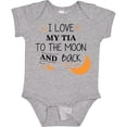 thumbnail image 3 of Inktastic I Love My Tia to the Moon and Back Boys or Girls Baby Bodysuit, 3 of 5
