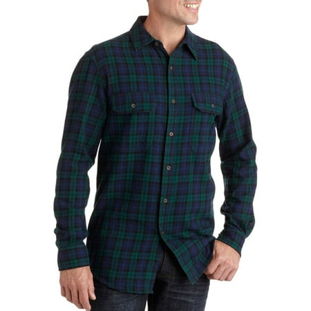 Long Sleeve Flannel Shirt - Walmart.com