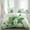 Green, variant on St Patrick's Day Set of 4 Bedding Quilt Covers, Green Gnomes Shamrock Cloud Plants Rainbow 4-Piece Bed Sheet Set with Extra Soft Bed Sheets Quilt Cover Pillowcase, Queen