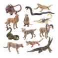 thumbnail image 3 of 12x figuras de animales , juego de figuras de animales, modelo simulado para suministros de fiesta, decoración para pasteles, niños y niñas Estilo G, 3 of 8