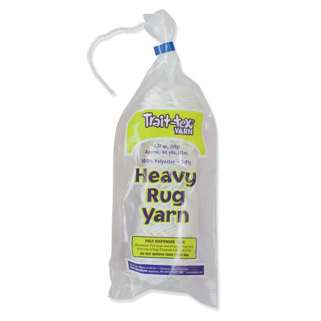 Pacon PAC04003-6 Trait-Tex Lourd Fil de Tapis&44; Blanc - 60 Yards - 6 Unité