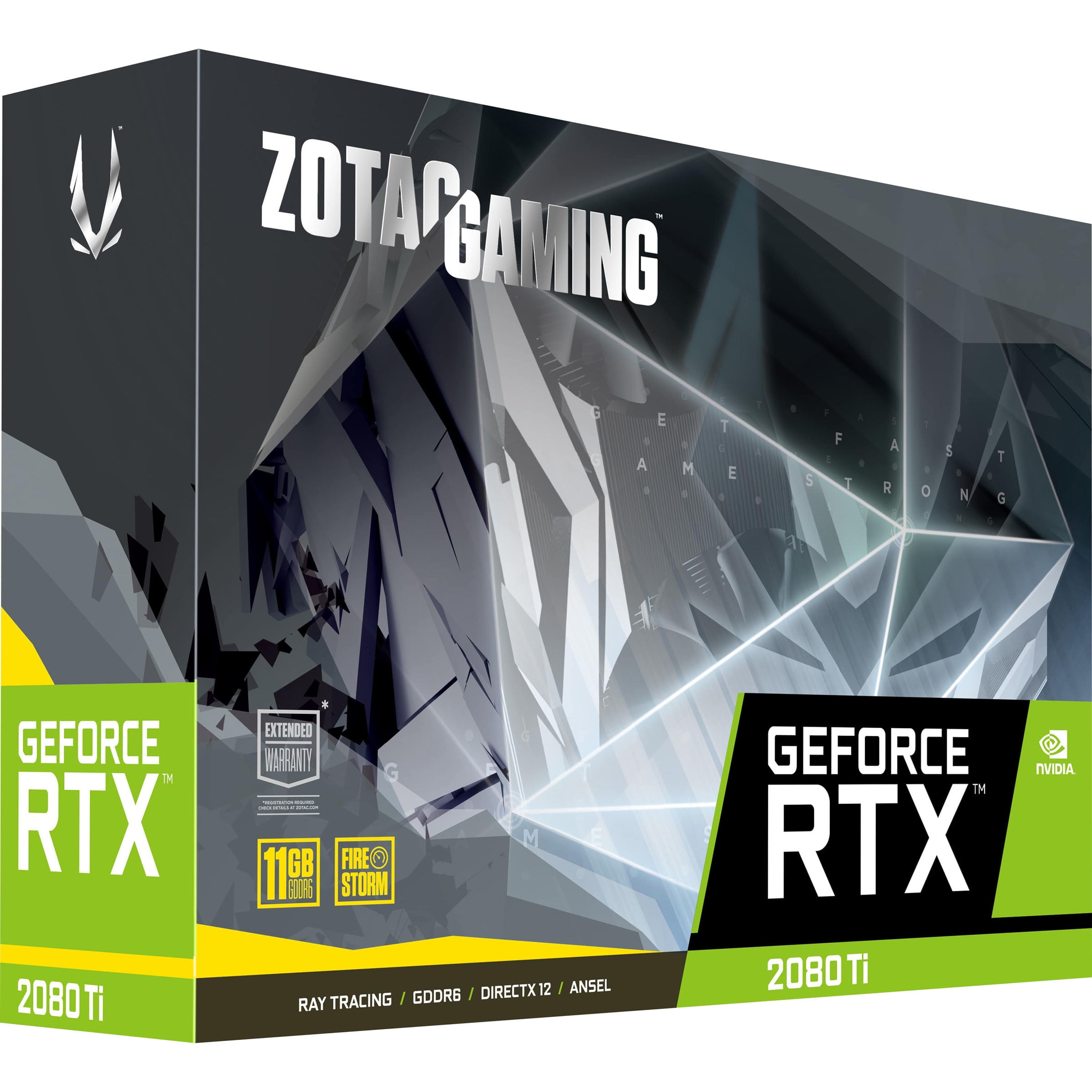 ZOTAC GAMING GeForce RTX 2080 Ti Blower - Graphics card - GF RTX 2080 Ti - 11 GB GDDR6 - PCIe 3.0 x16 - HDMI, 3 x DisplayPort, USB-C