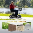 thumbnail image 4 of Arshin 4 Wheels Mobility Scooter with USB Port for Seniors,Electric Folding Wheelchair Device for Travel,Silver, 4 of 16