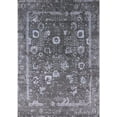 thumbnail image 1 of Ahgly Company Machine Washable Indoor Rectangle Industrial Modern Gray Area Rugs, 5' x 7', 1 of 1