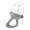 A-11Grey, variant on WYanRUI Food Grade Silicone Baby Fruit Feeder Pacifier with Anti Slip Handle, Infant Teething Feeding Sack for Fresh Fruit Vegetable Self Feeding Accessory,12X5.5cm,Red