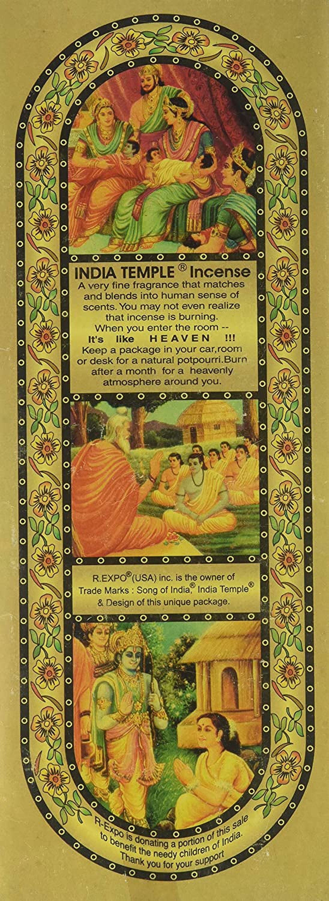 Song of India India Temple Incense 120 Stick Large Box (3)