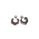thumbnail image 3 of Minnieouse Pendientes Acrílico en forma de C Plata Ear Stud Aro transparente Gota Colgantes Mujer Pendiente Accesorios de boda diario Ropa, zapatos y accesorios Miscelánea Gris Minnieouse AP011505-02, 3 of 6