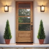 Walmart Black Friday Deals 2025 - DR.Planzen Artificial Cedar Tree 2 Pack, 4 ft Topiary Fake Plants, Realistic Green Outdoor Decoration - Walmart.com